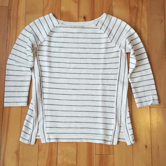 LOFT Tops - AT Loft Boatneck Striped Top - XS